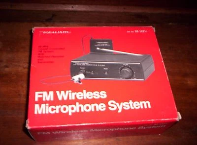 VINTAGE Realistic FM Wireless Microphone System - Model 32-1221A - Original Box - Image 1 of 4