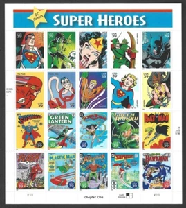US Scott #4084 39¢ DC Super Heroes MNH pane of 20 - 2006 - Picture 1 of 2