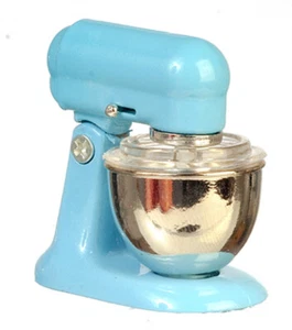 Dollhouse Miniature - Blue Mixer with Bowl - 1:12 Scale - Picture 1 of 1