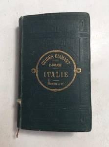 1885 Guides Diamant Italie By P Joanne PreownedBook.com OldPaperMaps - Picture 1 of 12