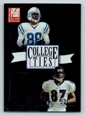 2002 Donruss Elite #CT13 Qadry Ismail/Marvin Harrison 1600 (ref 196524) - Image 1 of 2