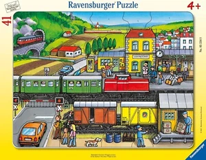 NEW & SEALED Ravensburger 05234 Train Ride 41 Pc Jigsaw Puzzle USA SELLER - Picture 1 of 7