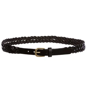 Women's Combinative Casual Leather Braided Double Belt - Picture 1 of 38