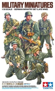 Tamiya 35382 1/35 Scale Military Figure Model Kit Late-WWII German Infantry Set - Picture 1 of 2