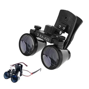 Dental Medical Clip-on Binocular Loupes Magnifier 3.5X-420 for Glasses US STOCK - Picture 1 of 7
