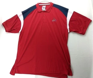St LOUIS CARDINALS Poloshirt Herren XL Kurzarm rot mit blau weiß echter Fan - Bild 1 von 7
