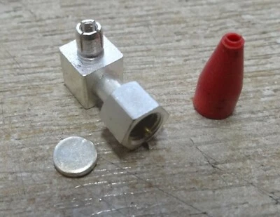 Belling Lee L1403/RFP/Ag right angle RF coaxial connector L1403RFP plug - Image 1 of 4