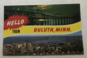 Hello From Duluth, Minnesota. Postcard (B2) - Picture 1 of 2