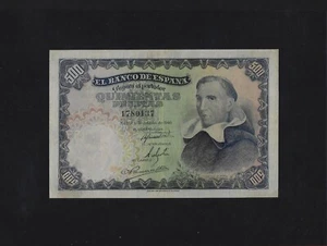 Spain 500 Pesetas 1946  P-132  VF++ RARE  - Picture 1 of 2