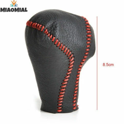 Cubierta de perilla de cambio de marchas de cuero genuino SP AT para Audi Q7 Q5 A5 A4 A7 2009-2015 Foto 1 de 4