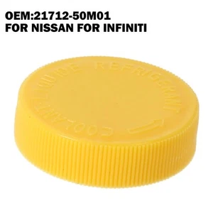 Yellow Coolant Overflow Reservoir Cap for NISSAN NP300/PICKUP/PULSAR NX - Picture 1 of 16