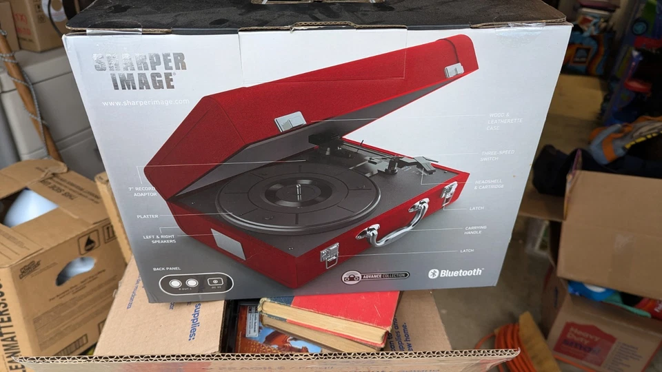 Sharper Image Record Player With Bluetooth  - Image 1 of 1