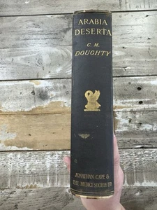 1928 Antique Exploration Book "Travels in Arabia Deserta" C.M. Doughty - Picture 1 of 14