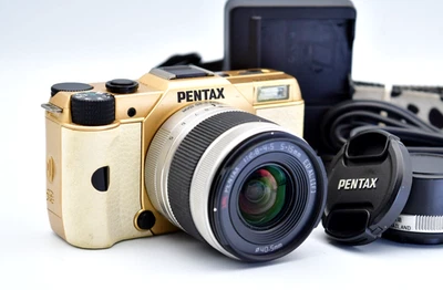⏯️[Excellent+5] Pentax Q10Digital Camera Gold 02 Standard Lens/05 Toy Lens Japan - Image 1 of 4