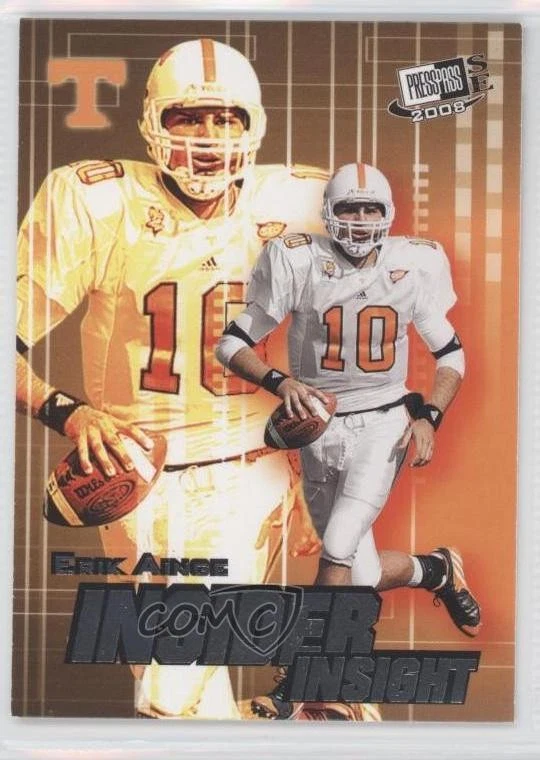 2008 Press Pass SE Insider Insight Erik Ainge #II-1 Rookie RC - Image 1 of 2