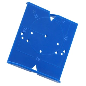  Accesorio de montaje de bisagra plantilla oculta para puertas de gabinete bisagras gabinetes - Imagen 1 de 12