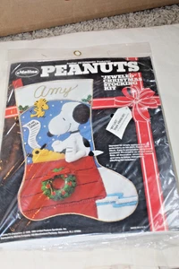 Peanuts Schmuck Weihnachtsstrumpf Basteln Nähset Malina #8450 Neu im Paket - Bild 1 von 2