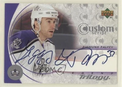 2003-04 Upper Deck Trilogy Custom Script Ziggy Palffy #CS-ZP Auto - Image 1 of 2