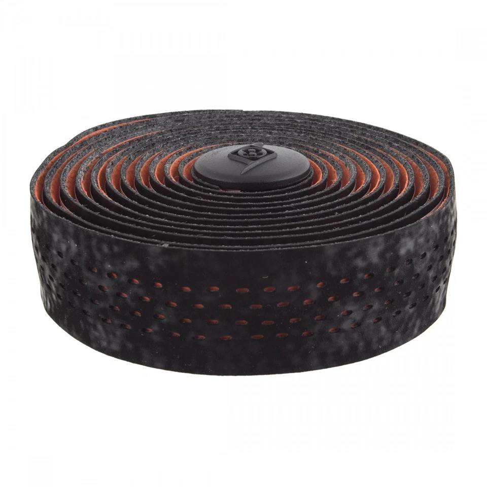 Origin8 SOFTAC PERF Handlebar Tape 2.5mm Black/Orange - Perforated Suede Comfort - Image 1 of 1