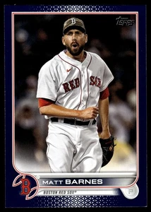 2022 Topps Black Border #303 Matt Barnes Boston Red Sox - Bild 1 von 2