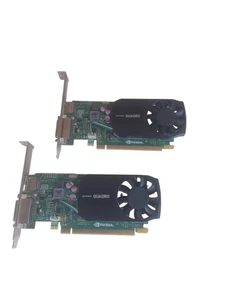 LOT OF 2: NVIDIA QUADRO K620 2GB GDDR3 DISPLAYPORT DVI PCIe x16 VIDEO CARD USED - Picture 1 of 2