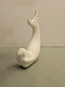 Ornamento sirena 6" biscotto bianco vintage - Foto 1 di 10