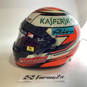 Kimi Räikkönen 2017 Scuderia Ferrari 1:2 Helmet Signed - Picture 1 of 12