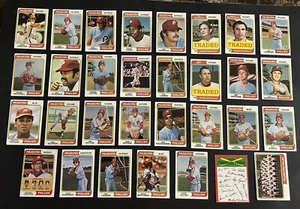 1974 Topps PHILADELPHIA Phillies Team Set of 31 Cards STEVE CARLTON Mike SCHMIDT - Picture 1 of 4