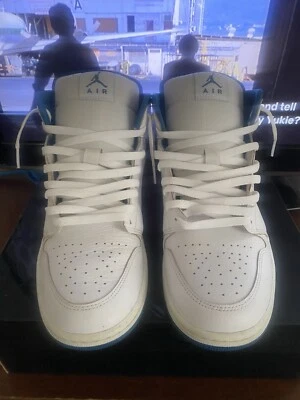 Jordan 1 Mid SE 蓝色/白色 尺码 11  — 第 1/4 张图片