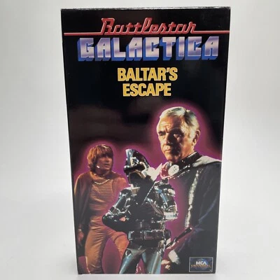 Battlestar Galactica - Baltar's Escape (VHS, 1990) 1978 Series Sci Fi Space Wars - Image 1 of 4