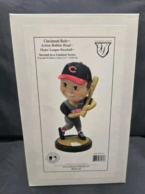 2002 Cincinnati Reds Action MLB Memory Company Bobblehead Action Bobbin Head NEW - Image 1 of 4