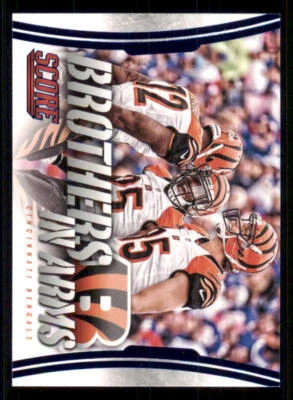 2014 Score Brothers In Arms Blue #BA7 Mohamed Sanu/Giovani Bernard/Tyler Eifert - Image 1 of 2