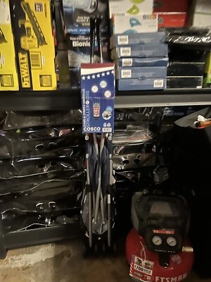 NUEVO COCHECITO EDICIÓN LIMITADA Cosco Patriotic Stars & Stripes Paraguas con Cesta Foto 1 de 3