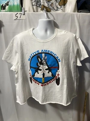 Camiseta Native American Woman Warriors NRA Asult Riffles Adulto Grande Foto 1 de 4