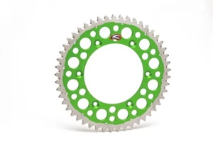 Renthal For 92-98 Kawasaki KX125/ KX 250 2T/ KLX650/R Rear Twinring - Green - Picture 1 of 1