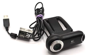 Logitech Webcam Pro 9000 with Carl Zeiss 2MP Autofocus Lens 860-000210 V-U0009 - Picture 1 of 1