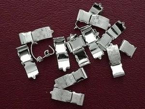 Sei CHIUSURE PIEGHEVOLI COLORE ARGENTO 11mm cf313 - Foto 1 di 1