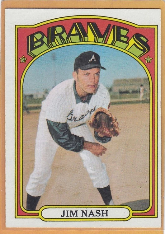 1972 TOPPS BASEBALL JIM NASH #401 BRAVES EX+ *A4549 - Image 1 of 1