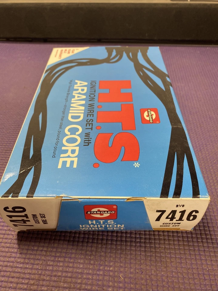 Стандартный набор проводов свечей зажигания 7416 подходит для Buick, Chevy, GMC, Olds, Pontiac 84-87 - Изображение 1 из 1