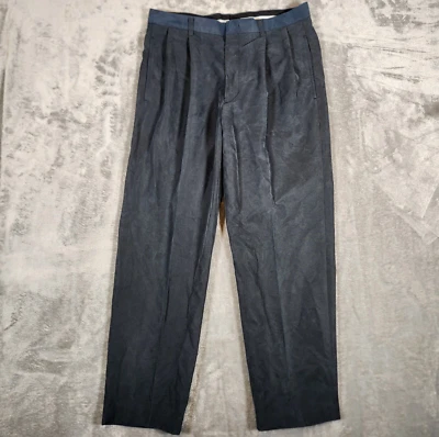 Vardon Pants Men’s 34X30 Gray Pleated Front Slacks - Image 1 of 4