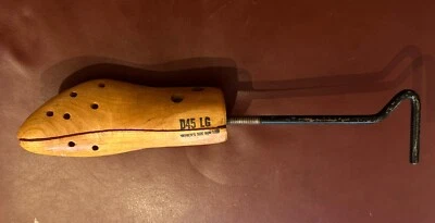 Vintage Shoe Stretcher Belcher Wood And Metal  Adjustable Cobbler Display Womens - Image 1 of 4