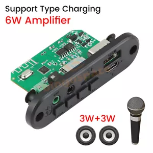 DC5V Amplifier Bluetooth MP3 Player Car FM Radio Module 2x3W MP3 Decoder Board - Picture 1 of 11