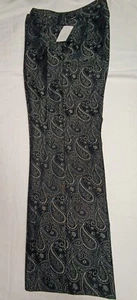 NewYork & Company  Sz 6 Black Straight Leg PANTS NWT - Picture 1 of 6