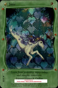 (bs-BABY-S21) S21/37 JANIE Bella Sara BABY BELLA SERIES Foil/Shiny Card - Picture 1 of 6