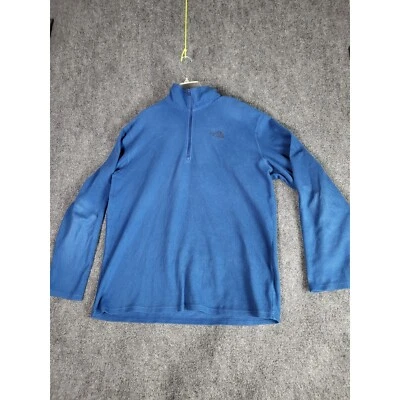 Pullover polar The North Face cuarto cremallera Polartec clásico azul hombre talla grande Foto 1 de 4
