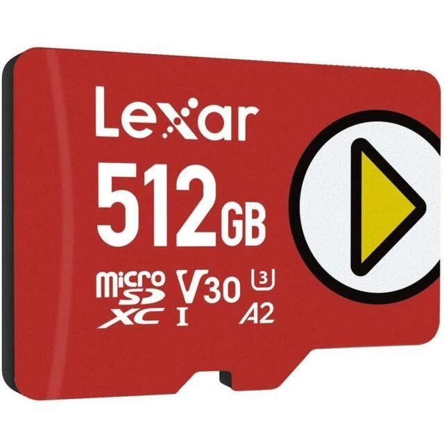 Lexar PLAY 512GB microSDXC UHS-I-Card (LMSPLAY512G-BNNNU)