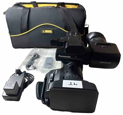 1 Hour Use ! Panasonic AG-HMC80P 3MOS AVCCAM HD  Camcorder Ships FREE - Image 1 of 4