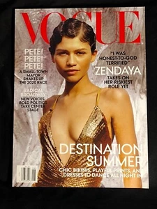 Vogue Magazine June 2019 Zendaya Takes on Her Riskiest Role Yet - Picture 1 of 1