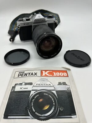 Cámara fotográfica Pentax K 1000 35 mm SLR con lente macro de 200 mm Foto 1 de 4