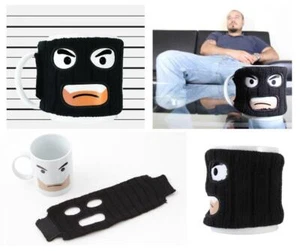 Daumen hoch! "Mugga Becher" mit abnehmbarer Sturmhaube - Neuheit Tee & Kaffeetasse Geschenk - Bild 1 von 6